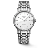 Longines Presence Automatic White Dial Silver Steel Strap Watch for Men - L4.921.4.12.6 Buy Now By Longines