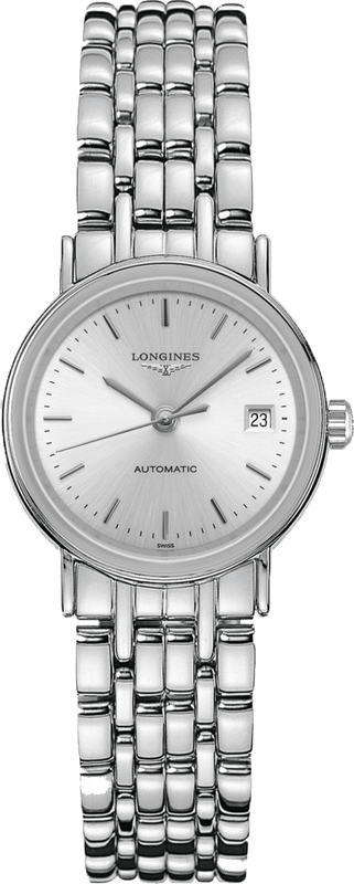 Longines Presence 25.5mm Automatic Stainless Steel Watch for Women - L4.321.4.72.6 Buy Now By Longines