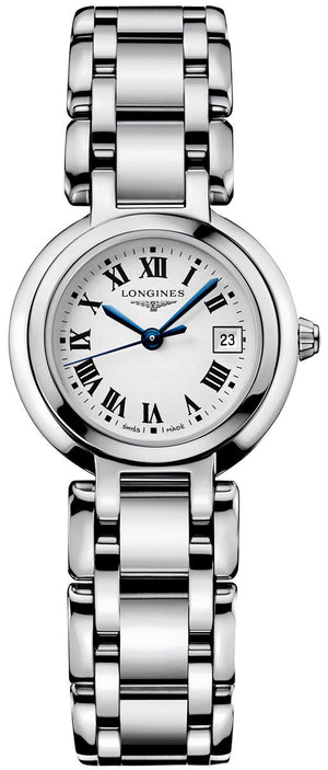 Longines PrimaLuna White Dial Silver Steel Strap Watch for Women - L8.110.4.71.6 Buy Now By Longines