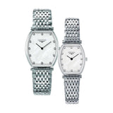 Longines La Grande Classique de Longines Tonneau White Dial Silver Steel Strap Watch for Women - L4.205.4.87.6 Buy Now By Longines