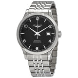 Longines Record Black Dial Automatic Stainless Steel 40mm Watch for Men - L2.821.4.56.6 Buy Now By Longines