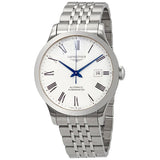 Longines Record Automatic Stainless Steel 40mm Watch for Men - L2.821.4.11.6 Buy Now By Longines