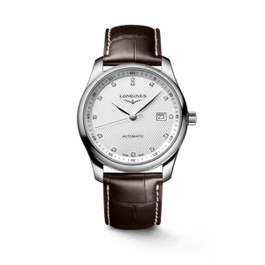 Longines Master Collection Automatic 40mm White Dial Brown Leather Strap Watch for Men - L2.793.4.77.3 Buy Now By Longines