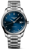 Longines Master Collection Automatic 40mm Blue Dial Silver Steel Strap Watch for Men - L2.793.4.97.6 Buy Now By Longines
