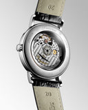 Longines Presence 38.5mm Automatic Black Dial Black Leather Strap Watch for Men - L4.921.4.52.2 Buy Now By Longines