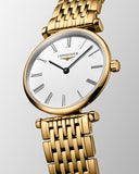 Longines La Grande Classique De Longines White Dial Gold Steel Strap Watch for Women - L4.209.2.11.8 Buy Now By Longines
