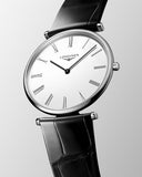 Longines La Grande Classique De Longines White Dial Black Leather Strap Watch for Women - L4.755.4.11.2 Buy Now By Longines