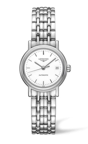 Longines Presence 25.5mm Automatic Stainless Steel Watch for Women - L4.321.4.12.6 Buy Now By Longines