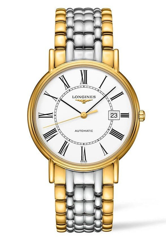 Longines Presence 38.5mm Automatic Stainless Steel Watch for Men - L4.921.2.11.7 Buy Now By Longines