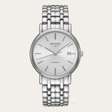 Longines Presence 38.5mm Automatic Silver Dial Silver Mesh Bracelet Watch for Men - L4.921.4.72.6 Buy Now By Longines