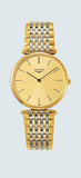 Longines La Grande Classique De Longines Gold Dial Two Tone Mesh Bracelet Watch for Women - L4.755.2.32.7 Buy Now By Longines