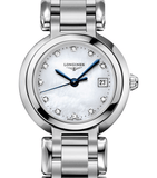 Longines PrimaLuna Mother of Pearl Dial Silver Steel Strap Watch for Women - L8.110.4.87.6 Buy Now By Longines