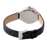 Swarovski Lovely Crystals Mother of Pearl Black Dial Black Leather Strap Watch for Women - 5242898 Buy Now By Swarovski