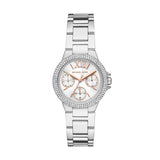 Michael Kors Camille Chronograph White Dial Silver Steel Strap Watch For Women - MK7198 Buy Now By Michael Kors