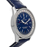 Breitling Navitimer Automatic 38mm Blue Dial Blue Leather Strap Mens Watch - A17325211C1P1 Buy Now By Breitling