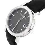 Burberry The City Grey Dial Black Leather Strap Watch for Men - BU9030 Buy Now By Burberry
