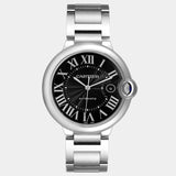 Cartier Ballon Bleu de Cartier Black Dial Silver Steel Strap Watch for Men - W6920042 Buy Now By Cartier
