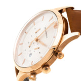 Emporio Armani Quartz Silver Dial Brown Leather Strap Watch For Men - AR11043 Buy Now By Emporio Armani