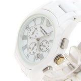 Emporio Armani Chronograph Ceramic White Dial Watch For Women - AR1403 Buy Now By Emporio Armani