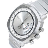 Gucci Grip Collection Quartz Silver Dial Silver Steel Strap Watch For Men - YA157302 Buy Now By Gucci