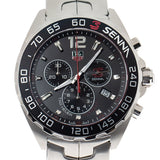 Tag Heuer Senna Chronograph Special Edition Black Dial Silver Steel Strap Watch for Men - CAZ1015.BA0883 Buy Now By Tag Heuer