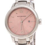 Burberry The Classic Pink Dial Silver Steel Strap Watch for Women - BU10111 Buy Now By Burberry