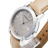 Burberry The City Beige Dial Beige Leather Strap Watch for Women - BU9107 Buy Now By Burberry