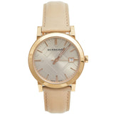 Burberry The City Beige Dial Brown Leather Strap Watch for Women - BU9014 Buy Now By Burberry