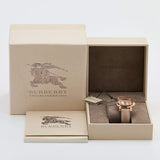 Burberry The Britain Gray Dial Gray Leather Strap Watch for Women - BBY1718 Buy Now By Burberry