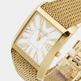 Emporio Armani Mother of Pearl Dial Gold Mesh Bracelet Watch For Men - AR2016 Buy Now By Emporio Armani