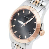 Gucci G Timeless Black Dial Two Tone Steel Strap Watch For Women - YA126512 Buy Now By Gucci