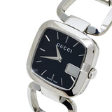 Gucci G Gucci Black Dial Silver Steel Strap Watch For Women - YA125407 Buy Now By Gucci
