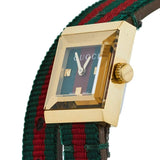 Gucci G-Frame Multicolored Dial Two Tone Nylon Strap Watch For Women - YA128527 Buy Now By Gucci
