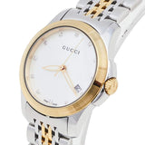 Gucci G Timeless Diamonds Mother of Pearl Dial Two Tone Mesh Bracelet Watch for Women - YA126513 Buy Now By Gucci