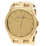Marc Jacobs Henry Gold Dial Gold Steel Strap Watch for Women - MBM3211 Buy Now By Marc Jacobs