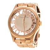 Marc Jacobs Henry Rose Gold Dial Rose Gold Steel Strap Watch for Women - MBM3207 Buy Now By Marc Jacobs