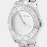 Marc Jacobs Blade Chronograph Silver Dial Silver Steel Strap Watch for Women - MBM3125 Buy Now By Marc Jacobs