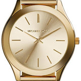 Michael Kors Slim Runway Champagne Dial Gold Mesh Bracelet Watch for Women - MK3282 Buy Now By Michael Kors