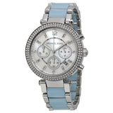 Michael Kors Parker White Dial Two Tone Steel Strap Watch for Women - MK6138 Buy Now By Michael Kors
