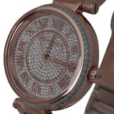 Michael Kors Skylar Rose Gold Dial Rose Gold Steel Strap Watch for Women - MK5868 Buy Now By Michael Kors