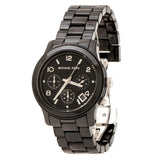 Michael Kors Runway Black Ceramic Dial Black Steel Strap Watch for Women - MK5162 Buy Now By Michael Kors