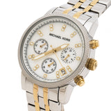 Michael Kors Ritz Chronograph White Dial Two Tone Steel Strap Watch for Women - MK5057 Buy Now By Michael Kors