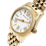 Michael Kors Lexington Quartz Silver Dial Gold Steel Strap Watch For Women - MK3229 Buy Now By Michael Kors