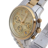 Michael Kors Runway Gold Dial Two Tone Steel Strap Watch for Women - MK5137 Buy Now By Michael Kors