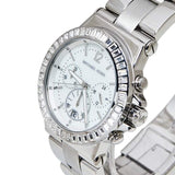 Michael Kors Dylan Glitz Chronograph White Dial Silver Steel Strap Watch For Women - MK5411 Buy Now By Michael Kors