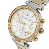 Michael Kors Parker White Dial Two Tone Steel Strap Watch for Women - MK5626 Buy Now By Michael Kors