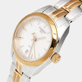 Tissot T Classic PR100 Mother of Pearl Dial Two Tone Steel Strap Watch for Women - T101.010.22.111.01 Buy Now By Tissot
