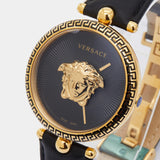 Versace Palazzo Empire Black Dial Black Leather Strap Watch for Women - VCO020017 Buy Now By Versace