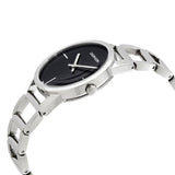 Calvin Klein Stately Black Dial Silver Steel Strap Watch for Women - K3G23121 Buy Now By Calvin Klein