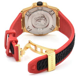 Versace Chain Reaction Quartz Black Dial Red & Black Rubber Strap Watch for Men - VEDY00319 Buy Now By Versace